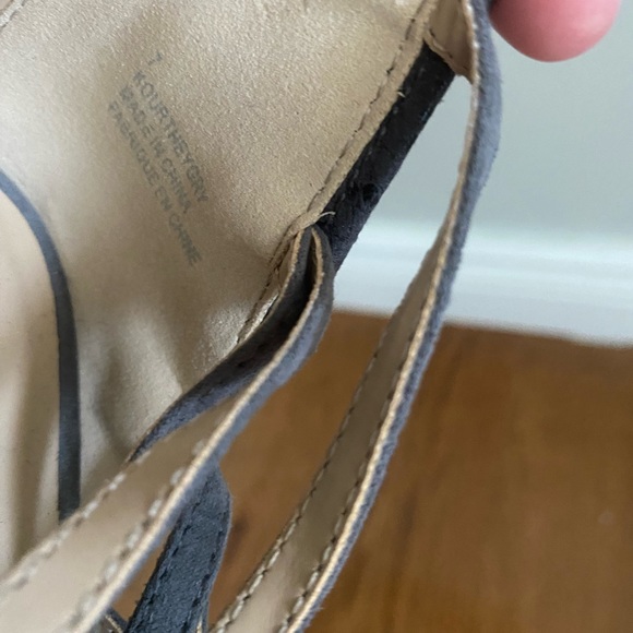 EXPRESSION Kourtney Grey Suede Heels (3/$36) - Picture 4 of 4